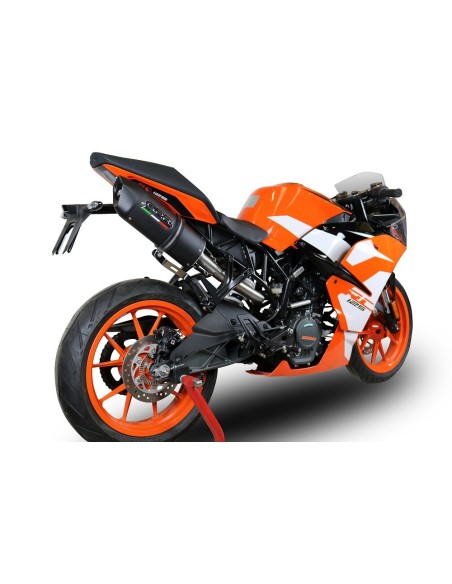 ESCAPE GPR Ktm Rc 125 2017/2020 e4 Furore Evo4 Nero Sistema homologado con catalizador incluido