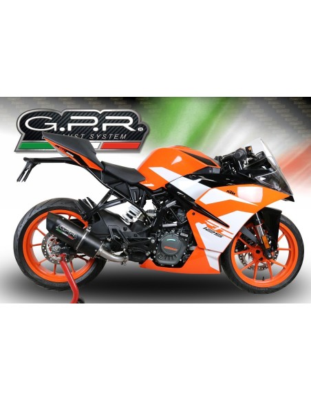 ESCAPE GPR Ktm Rc 125 2017/2020 e4 Furore Nero Sistema racing