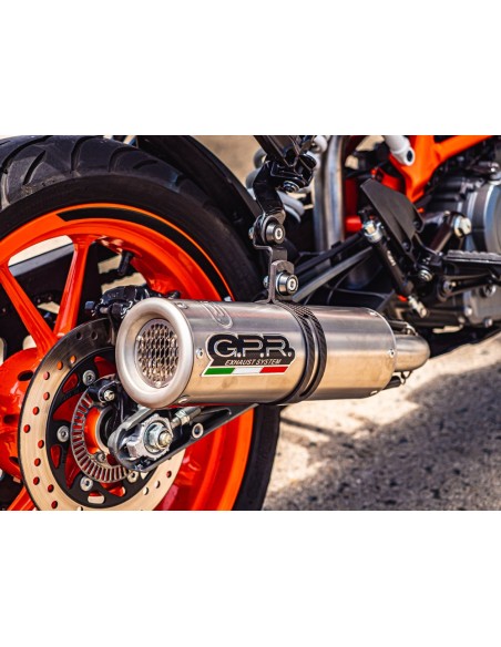 ESCAPE GPR Ktm Adventure 250 2020/2024 e5 M3 Inox Sistema racing con dbkiller