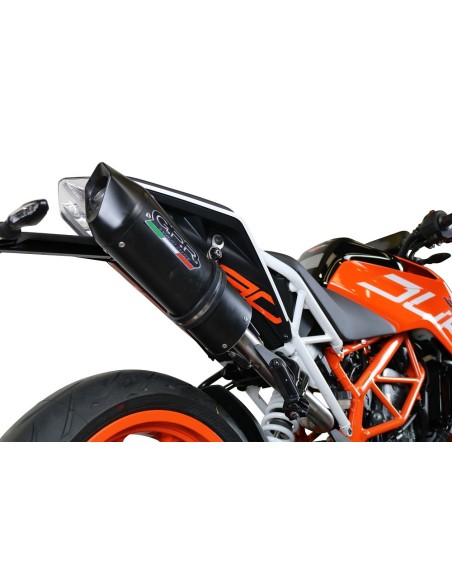 ESCAPE GPR Ktm Duke 250 2017/2020 e4 Furore Evo4 Nero Sistema homologado con catalizador incluido