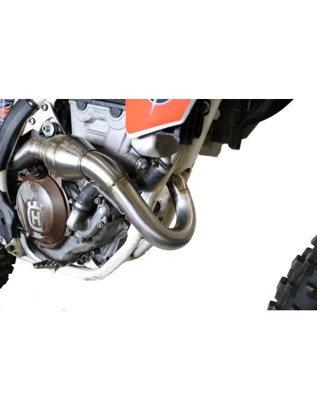 ESCAPE GPR Ktm SX-F 350 2019/2023 Pentacross Inox Sistema racing con Dbkiller FIM