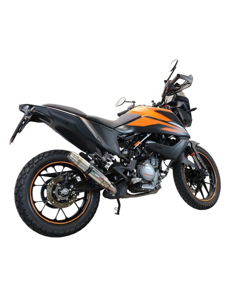 ESCAPE GPR Ktm Adventure 390 2020 e4 Deeptone Inox Sistema racing con dbkiller