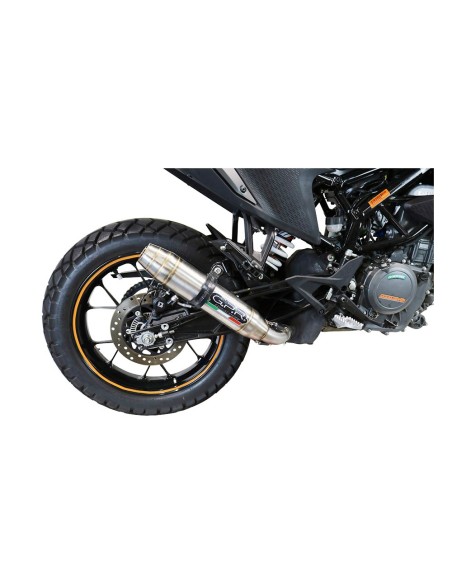 ESCAPE GPR Ktm Adventure 390 2021/2024 e5 Deeptone Inox Sistema Homologado