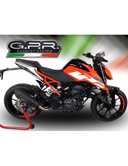 ESCAPE GPR Ktm Duke 390 2017/2020 e4 Grand Prix Evo Black Titanium Sistema Homologado