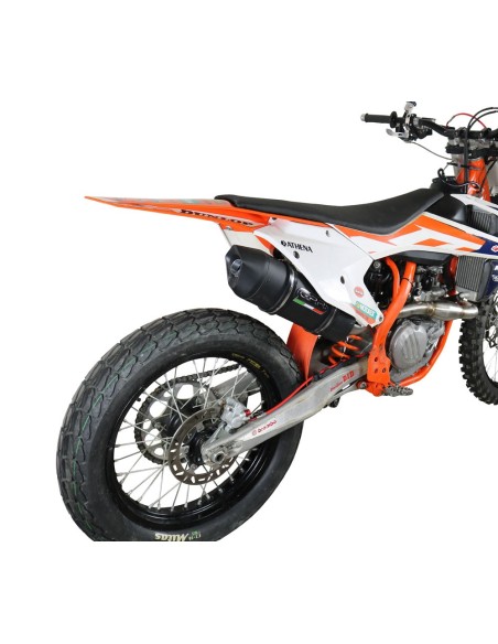 ESCAPE GPR Ktm SX-F 450 2016/2018 Furore Nero Sistema racing con Dbkiller no homologado