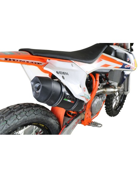 ESCAPE GPR Ktm SX-F 450 2016/2018 Furore Nero Sistema racing con Dbkiller no homologado