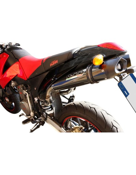 ESCAPE GPR Ktm Duke II 640 2000/06 Furore Nero Sistema Homologado