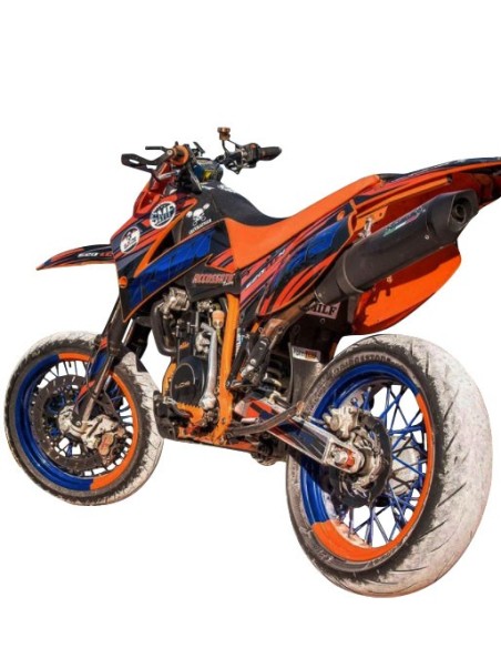 ESCAPE GPR Ktm Egs 640 Adv / Lc4 1999/Oct.2003 Furore Nero Sistema Homologado