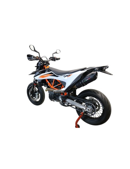 ESCAPE GPR Ktm Enduro 690 R My22 2021/2024 e5 Furore Nero Sistema racing con Dbkiller no homologado