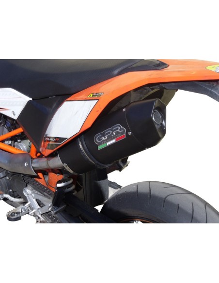 ESCAPE GPR Ktm Smc 690 R 2007/2016 Furore Nero Sistema Homologado