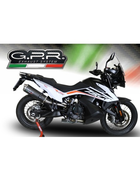 ESCAPE GPR Ktm Adventure 790 2021/2024 e5 Dual Poppy Sistema Homologado