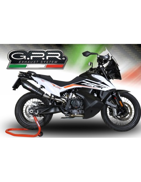 ESCAPE GPR Ktm Adventure 790 2021/2024 e5 Grand Prix Evo Black Titanium Sistema Homologado