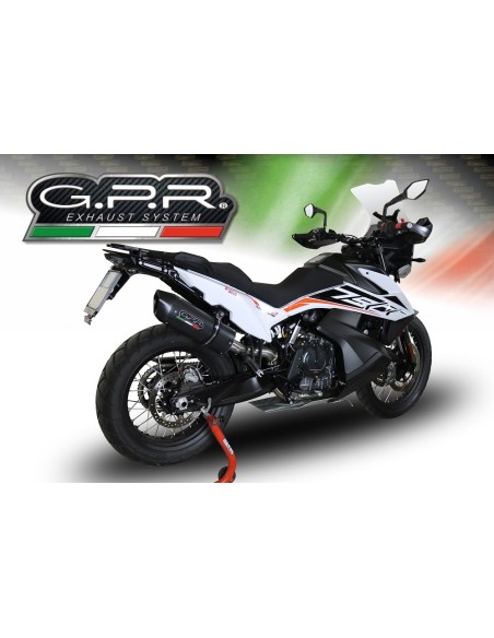 ESCAPE GPR Ktm Adventure 790 2021/2024 e5 Furore Nero Sistema racing