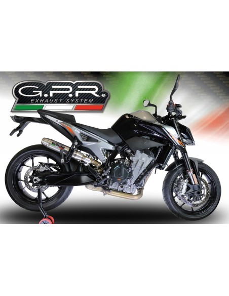 ESCAPE GPR Ktm Duke 790 2021/2024 e5 Deeptone Inox Sistema Homologado