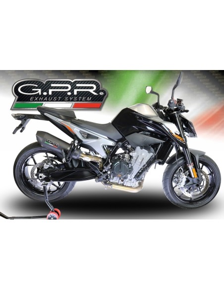 ESCAPE GPR Ktm Duke 790 2021/2024 e5 Grand Prix Evo Black Titanium Sistema Homologado