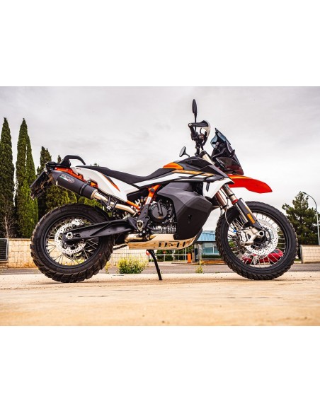 ESCAPE GPR Ktm Adventure 890 - 890 R Rally 2020/2024 e5 Grand Prix Evo Black Titanium Sistema Homologado