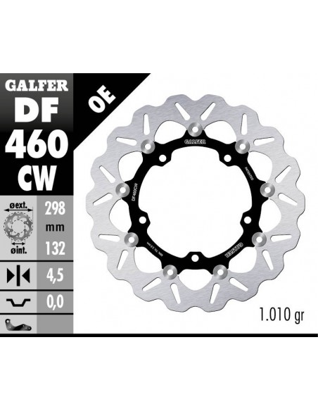 DISCO FLOTANTE NUCLEO ALUMINIO