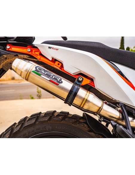 ESCAPE GPR Ktm Adventure 890 L 2021/2024 e5 Deeptone Inox Sistema Homologado