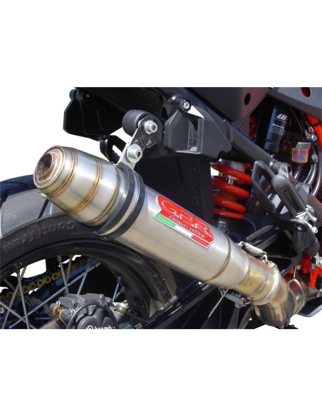 ESCAPE GPR Ktm Lc 8 1290 Super Adv 2015/2016 e3 Deeptone Inox Sistema racing