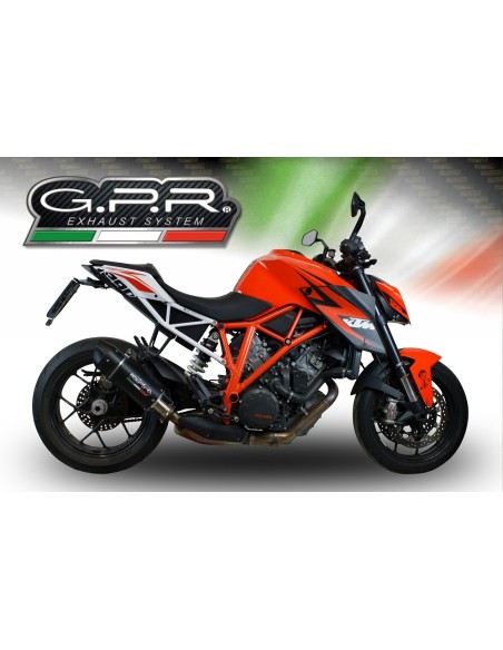 ESCAPE GPR Ktm Super Duke 1290 R 2017/2019 e4 Furore Evo4 Nero Sistema Homologado