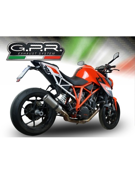ESCAPE GPR Ktm Super Duke 1290 R 2017/2019 e4 M3 Inox Sistema Homologado