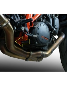 ESCAPE GPR Ktm Super Duke 1290 R 2017/2019 e4 Decatalizzatore Sistema racing