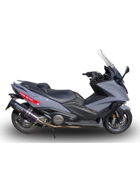 ESCAPE GPR Kymco Ak 550 2017/2020 e4 Furore Nero Sistema racing con Dbkiller no homologado