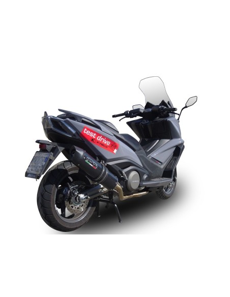 ESCAPE GPR Kymco Ak 550 2017/2020 e4 Furore Nero Sistema racing con Dbkiller no homologado