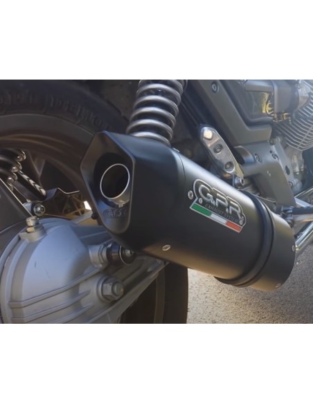 ESCAPE GPR Moto Guzzi Breva 750 2003/09 Furore Nero Sistema Homologado