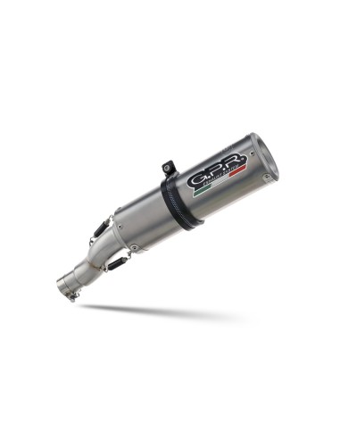 ESCAPE GPR Moto Guzzi V85 TT 2021/2024 e5 M3 Titanium Natural Sistema Homologado