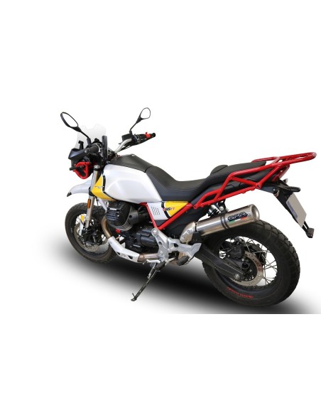 ESCAPE GPR Moto Guzzi V85 TT 2021/2024 e5 M3 Titanium Natural Sistema Homologado