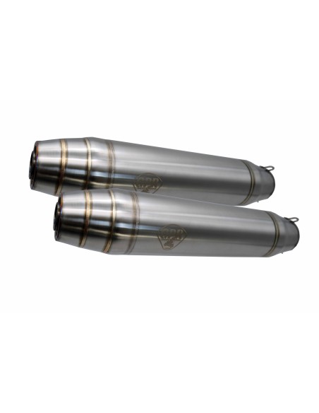 ESCAPE GPR Moto Guzzi 1000 GT 1987/1993 Deeptone Inox Cafè Racer Doble silenciador homologado