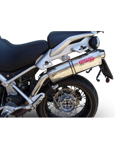 ESCAPE GPR Moto Guzzi Stelvio 1200 4V 2008/10 Trioval Sistema Homologado