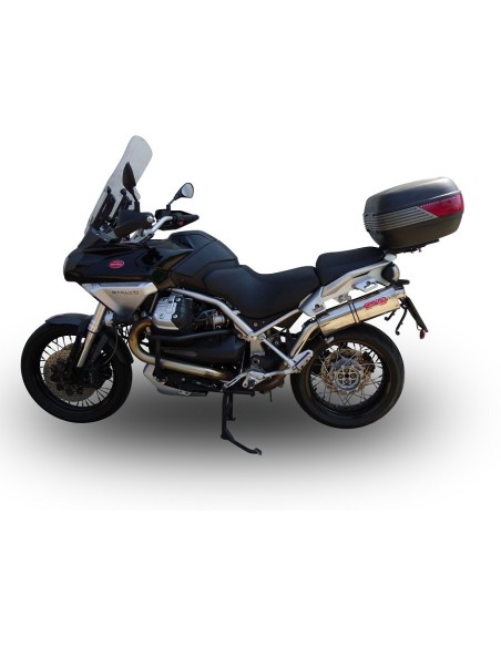 ESCAPE GPR Moto Guzzi Stelvio 1200 8V 2011/17 Trioval Sistema Homologado