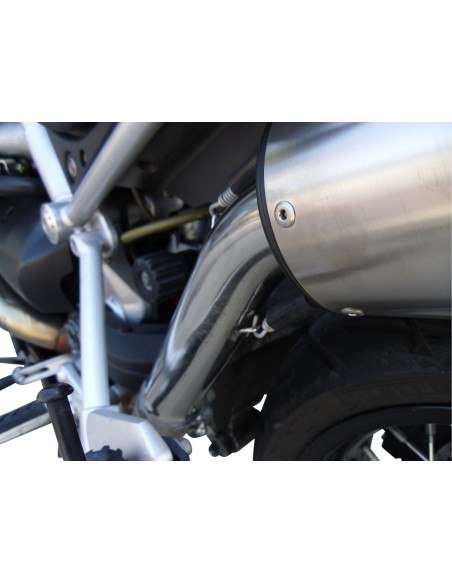ESCAPE GPR Moto Guzzi Stelvio 1200 8V 2011/17 Satinox Sistema homologado con catalizador incluido