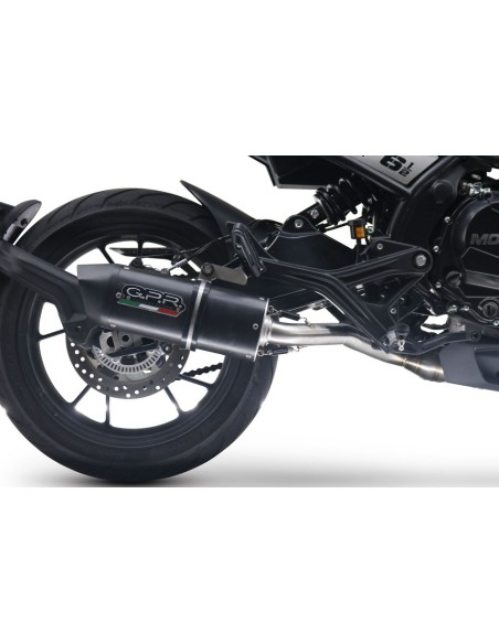 ESCAPE GPR Moto Morini Seiemmezzo Scr 650 2022/2024 Furore Evo4 Nero Sistema homologado con catalizador incluido