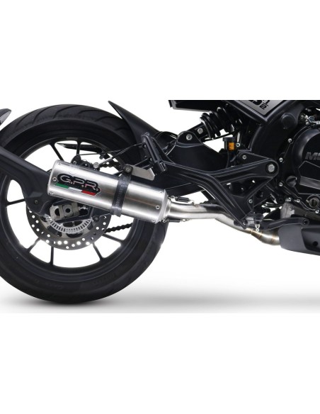 ESCAPE GPR Moto Morini Seiemmezzo Str 650 2022/2024 M3 Inox Sistema homologado con catalizador incluido