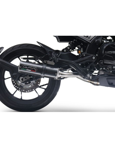 ESCAPE GPR Moto Morini Seiemmezzo Str 650 2022/2024 M3 Poppy Sistema homologado con catalizador incluido