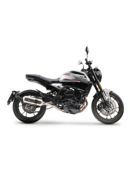 ESCAPE GPR Moto Morini Seiemmezzo Str 650 2022/2024 Satinox Sistema homologado con catalizador incluido