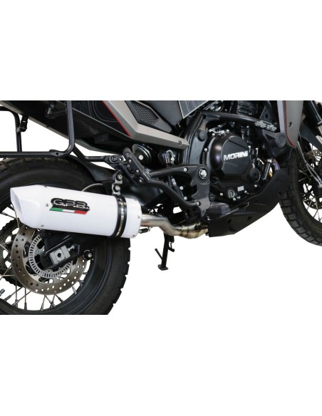 ESCAPE GPR Moto Morini X-CAPE 650 2021/2024 e5 Albus Evo4 Sistema homologado con catalizador incluido