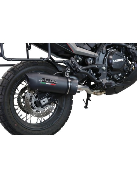 ESCAPE GPR Moto Morini X-CAPE 650 2021/2024 e5 Furore Evo4 Nero Sistema homologado con catalizador incluido