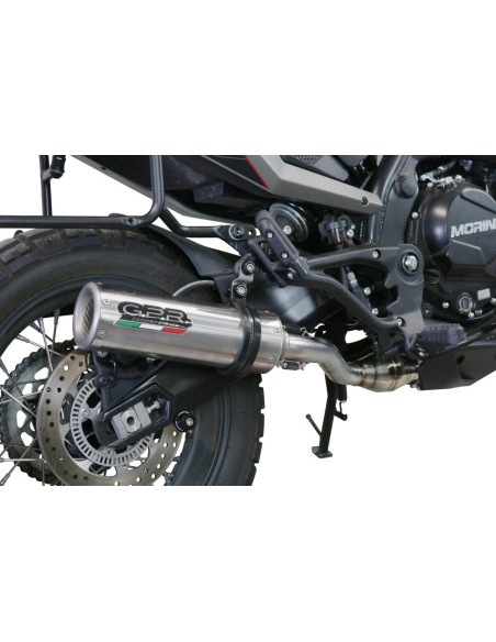 ESCAPE GPR Moto Morini X-CAPE 650 2021/2024 e5 M3 Inox Sistema homologado con catalizador incluido