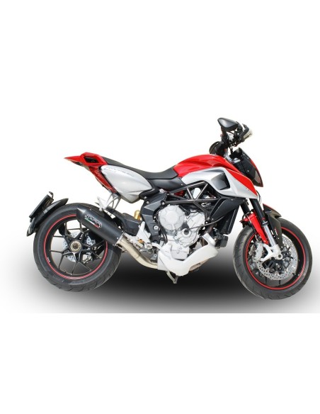 ESCAPE GPR Mv Agusta Rivale 800 2014/2016 e3 Furore Nero Sistema Homologado