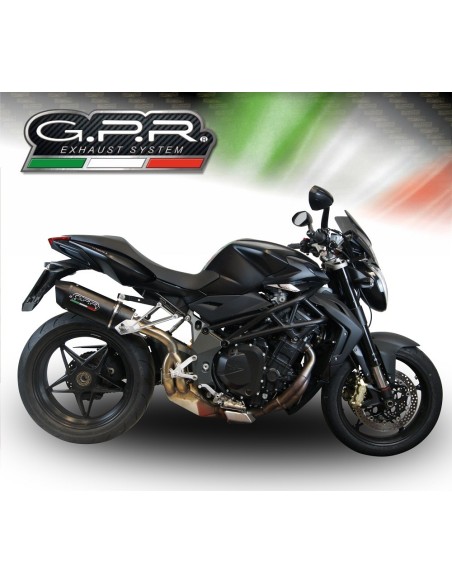 ESCAPE GPR Mv Agusta Brutale 920 2010/11 Furore Nero Sistema Homologado