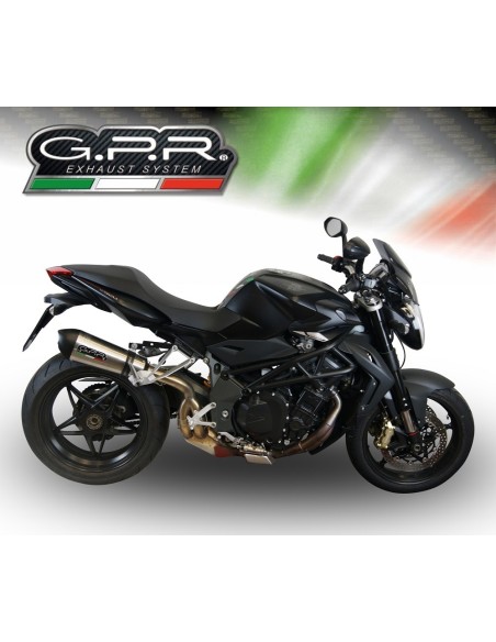 ESCAPE GPR Mv Agusta Brutale 1090 R-Rr 2010/2016 Grand Prix Evo Titanium Sistema Homologado