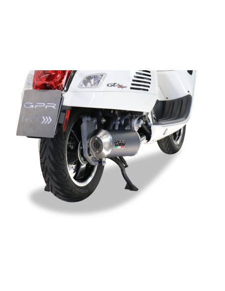 ESCAPE GPR Piaggio Vespa Granturismo 200 2003/2007 Evo4 Road Sistema homologado con catalizador incluido