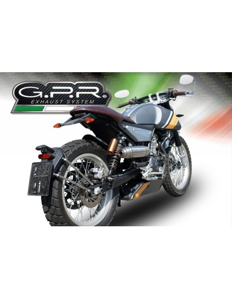 ESCAPE GPR Rieju Century 125 2018/2020 e4 Deeptone Inox Sistema racing