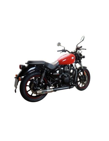 ESCAPE GPR Royal Enfield Classic 350 2022/2023 e5 Deeptone Inox Sistema homologado con catalizador incluido