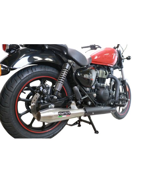 ESCAPE GPR Royal Enfield Meteor 350 2021/2023 e5 Ultracone Sistema homologado con catalizador incluido