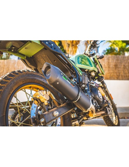 ESCAPE GPR Royal Enfield Himalayan 410 2017/2020 e4 D.42.5 Furore Evo4 Nero Sistema homologado con catalizador incluido